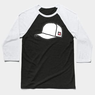 Trucker Hats White Graphic Baseball T-Shirt